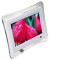 Digital Picture Frame w/ 7.00" Screen & Curved Edges (9.00"x6.50"x1.00")